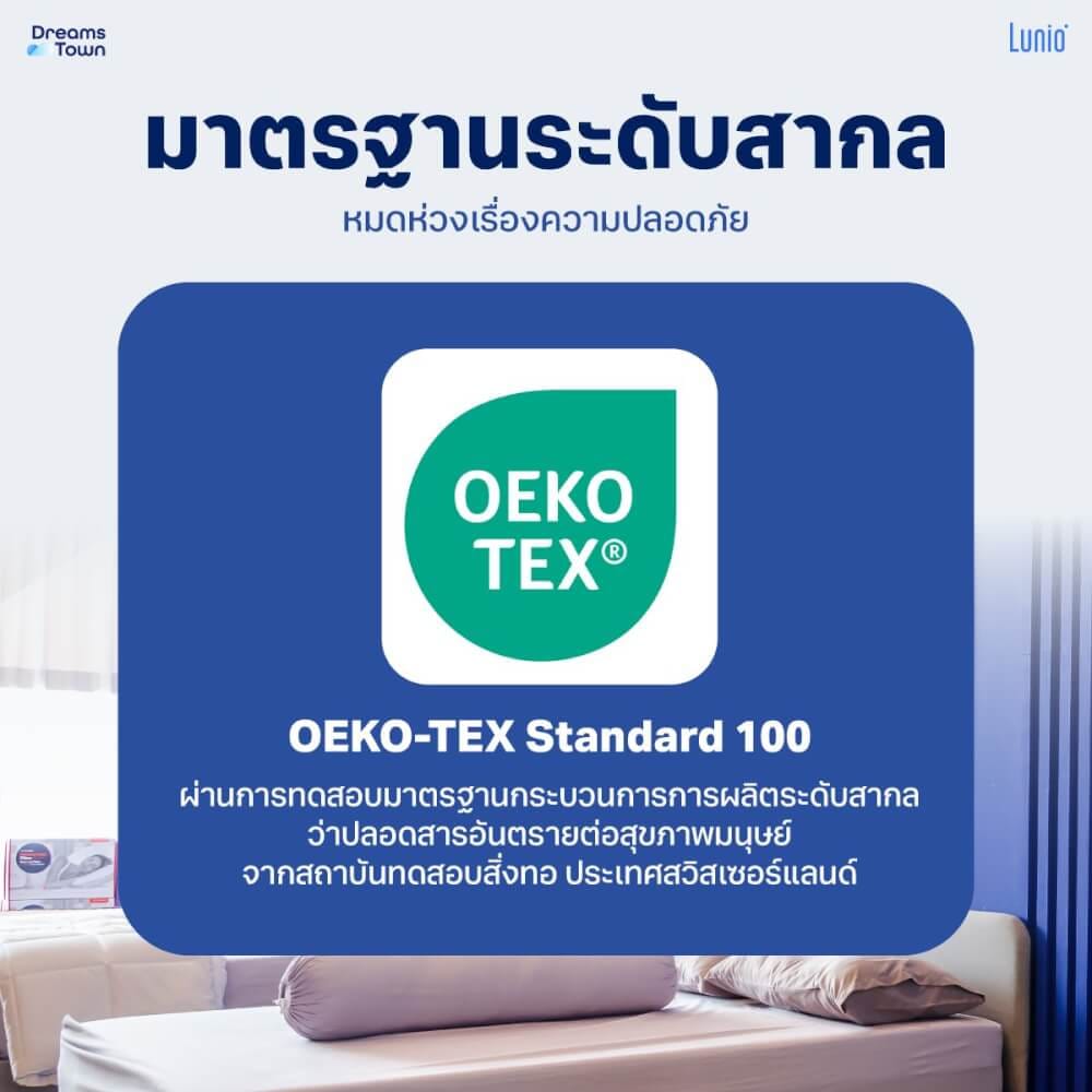 หมอนยางพาราแท้  LUNIO MOON LATEX COSMIC ERGO PILLOW_7